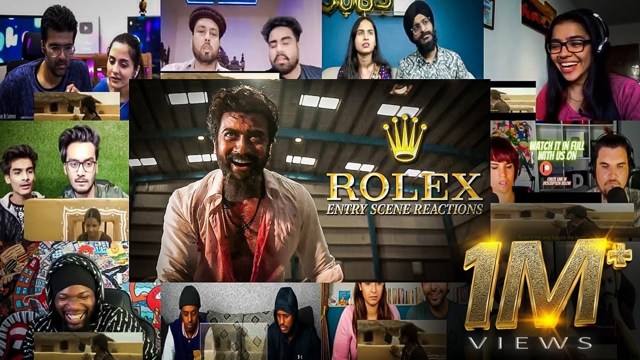 VIKRAM - Rolex Entry Scene Reaction Mashup | Suriya, Kamal Haasan | # ...