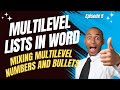 Ep05: Mixing Multilevel Numbers and Bullets