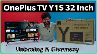 Oneplus Tv Y1S 32 Inch Tv 2022 Model Unboxing Giveaway Android 11 Dual Band Wifi499