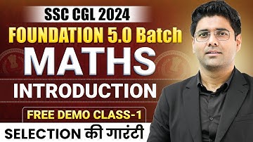 DEMO CLASS 1 | MATHS INTRODUCTION CLASS | SSC FOUNDATION 5.O | ABHINAY SIR @ABHINAYMATHS