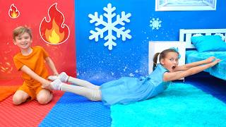 Alex and Lea - funny stories with Toys for children