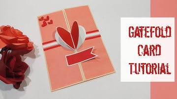 Card making tutorials 2020 | DIY Gate Fold Card | Part - 2