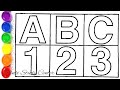 Alphabet, ABC song,ABCD, A to Z,Kids rhymes, collection for writing along dotted lines for toddler,6