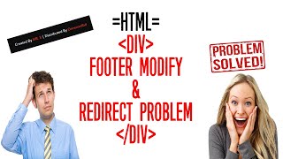 HTML | Remove Footer and its redirects to another site Problem | Blogger