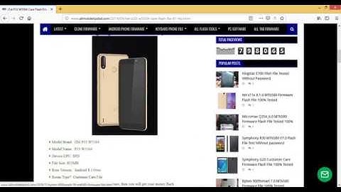 iTel P33 W5504 Care Flash File 8.1 FRP Hang Logo & Dead Recovery Customer Care Firmware File