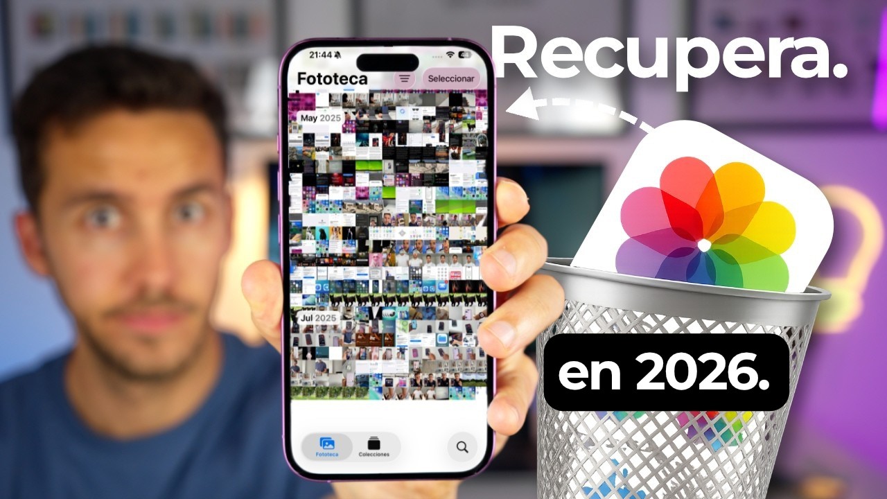 Cómo RECUPERAR FOTOS BORRADAS de iPhone ¡Haz esto cuanto antes! - YouTube