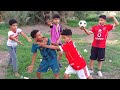 ولد يضرب صديقه ويسخر منه بسبب مطش كوره وبعدها كانت الكارثه قلب الديب 