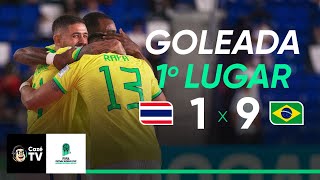 Thumbnail for BRASIL 9 X 1 TAILÂNDIA | MELHORES MOMENTOS | 3ª RODADA | COPA DO MUNDO FIFA DE FUTSAL 2024