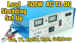 How To Set Up a 350W - 500W 12V AFR Solar Inverter With Built In Charger #loadshedding (setup)