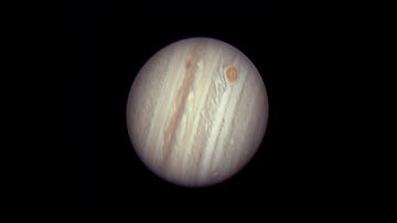 Jupiter and the Great Red Spot June 1, 2018 Celestron C9.25 and ZWO ASI224mc