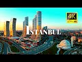 Beautiful  largest city of trkiye istanbul  in 4k ultra 60fps by drone