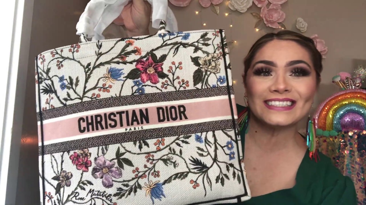 Dior Book Tote (Rosa Mutabilis) and Espadrilles- Unboxing 