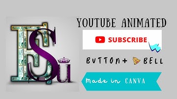 YouTube Animated Subscribe Button & Bell Made in Canva - iOS Tutorial