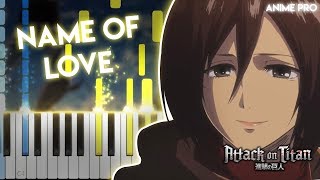 Name of Love - Attack on Titan Season 3 Part 2 ED | Cinema Staff (piano) screenshot 4