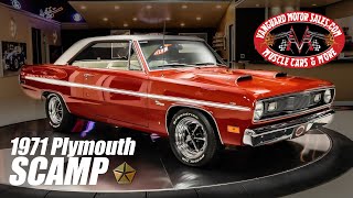 1971 Plymouth Scamp For Sale Vanguard Motor Sales #4028