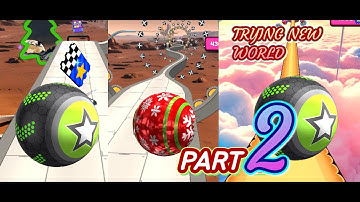 Trying Different Worlds in Going Balls - Day 2 | [4K] Speedrun | Android/iOS Gameplay