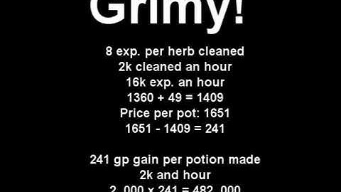 Silentc0re.com competition | Runescape- Money guide with lvl 20 herblore | Harralander potions (unf)