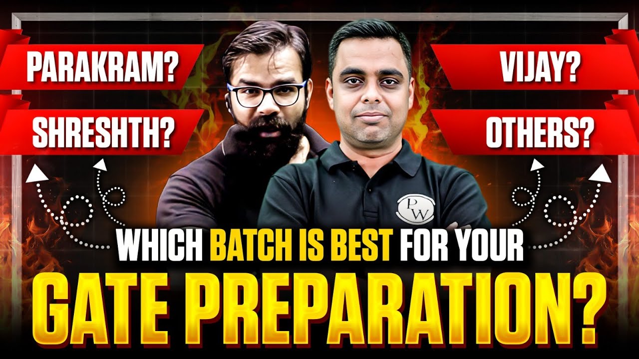 Which Batch is Best for GATE Preparation? 🤔 | Parakram vs Shreshth vs Vijay