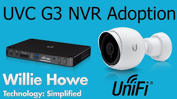 Ubiquiti Networks - UniFi UVC G3 - NVR Adoption - How to