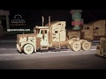 Ugears Heavy Boy Truck and Trailer VM-03 Models