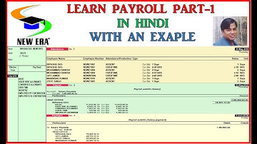 Payroll on Tally Part 1 By Deepak Gupta