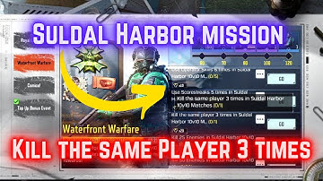 Kill the Same Player 3 Times in Suldal Harbor Mission Call of Duty Mobile