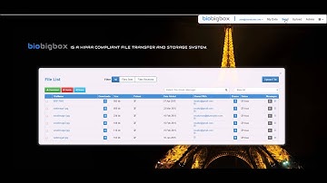 Sending Files via BioBigBox.com