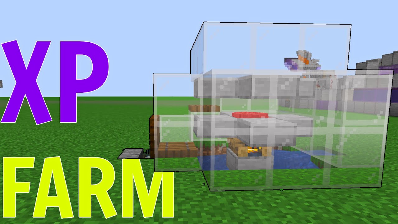 How to build EASIEST XP FARM in minecraft java/bedrock - YouTube