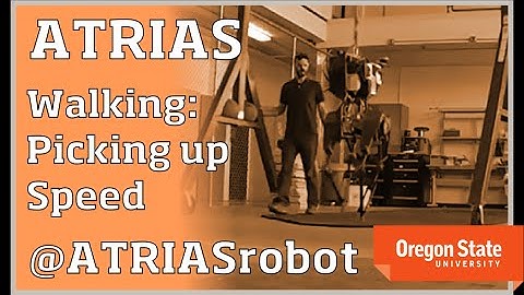 ATRIAS Robot: Walking - Picking Up Speed