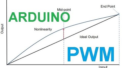🚩Arduino analog output 0-5V with PWM signal linearity check