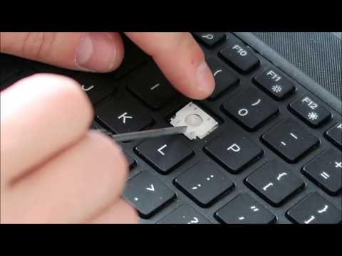 How To Fix Key for Dell Laptop - Replace Keyboard Key Letter Number Arrow etc