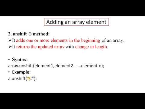 Array,Function and String -2 - YouTube