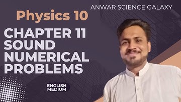 Physics Class 10, Numerical Problems Chapter 11, Sound