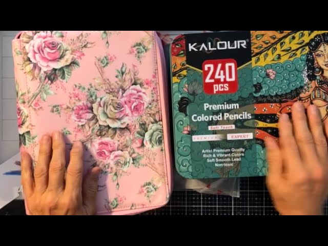 Kalour 240 Colored Pencil Set DIY Color Chart / Swatch Sheet