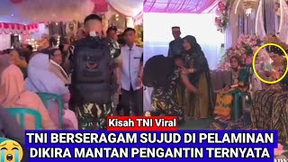 Heboh Anggota TNI Bersujud Di Kaki Ibu Ini Ternyata Anaknya Pulang Dari Tugas Kasih Kejutan Pulang