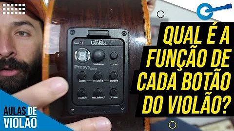 Como regular o som do violão elétrico?