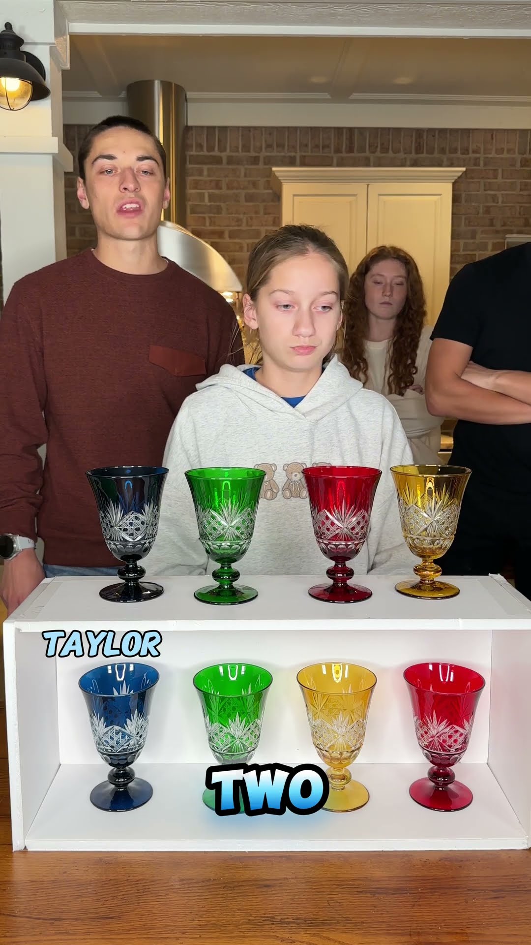 Goblet match game! #familychallenge #familyfun