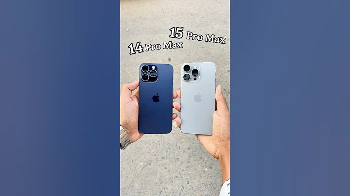 iPhone 14 Pro Max Vs iPhone 15 Pro Max || Design & Camera Comparison