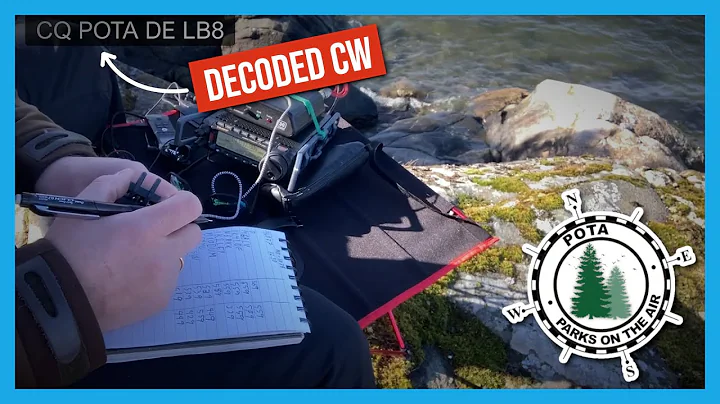 Listen And Learn CW/ Morse Code From a Decoded Salty POTA Activation