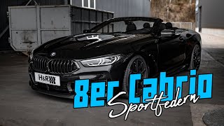 BMW M850i xDrive Cabrio, Typ G8C - Sportfedern ≡ H&R