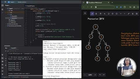 Penjelasan DFS dan BFS dalam Java | Struktur Data | Depth First Search & Breadth First Search