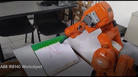 ABB IRB140. Path generation with the magic of workobjects.