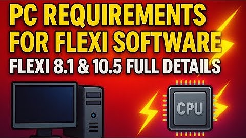 🔥 Flexi Software 8.1 & 10.5 PC Requirements | Full Setup Guide 2025 #Flexi #Design #Printing #radium