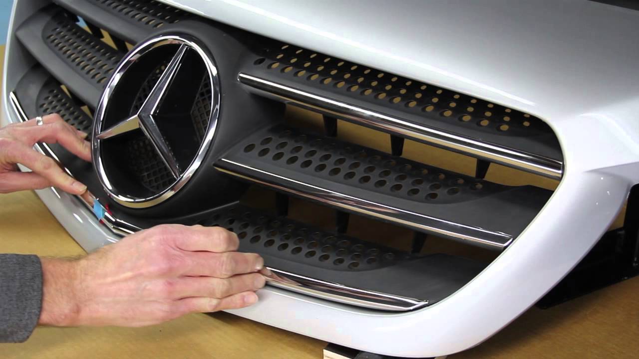 Mercedes Benz Citan grille instruction info YouTube