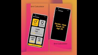 Flutter Bmi calculator App 🔥 screenshot 4