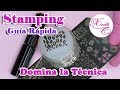 👉 Como usar los SELLOS PARA UÑAS ? - Principiantes MINI CLASE de Stamping  #01💅 Nail Art