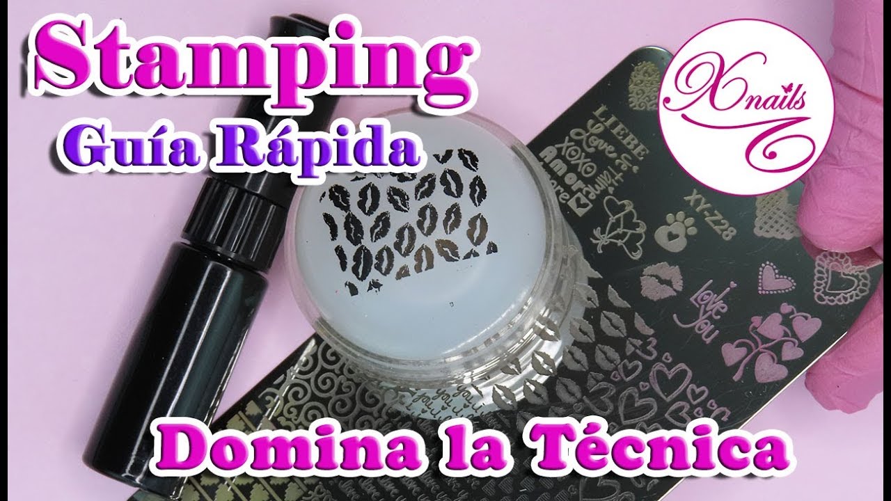 ? Como usar los SELLOS PARA UÑAS ? - Principiantes MINI CLASE de Stamping  #01? Nail Art - YouTube