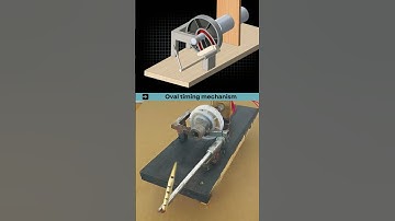 Where this mechanism can be used? Oval Timing Mechanism ✅ #mechanical #mechanism #solidworks