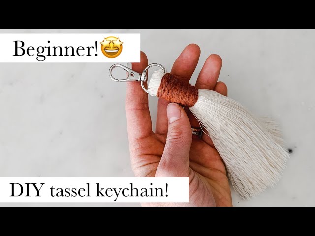 How To Tie Tassels with a Hidden Knot (rope whipping) DIY Tassel 