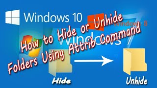 How to Hide or Unhide Folders Using Attrib Command